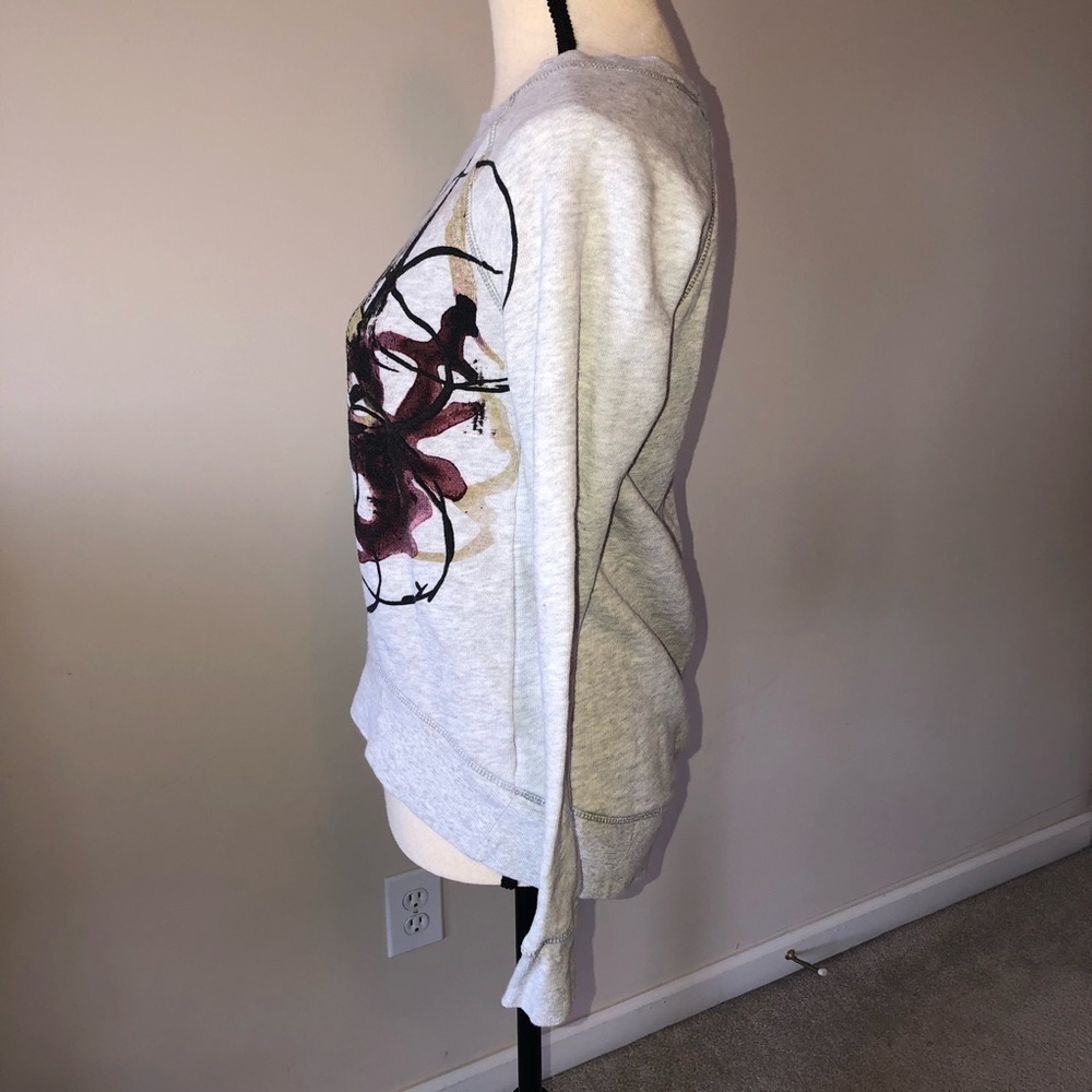 Proenza Schouler Neiman Marcus Sweatshirt Jumper Size S Gray Abstract Print Art - Picture 5 of 8